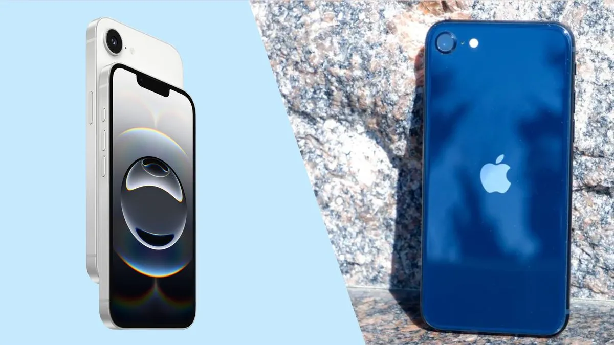 so sánh iPhone 16e với iPhone SE 2022